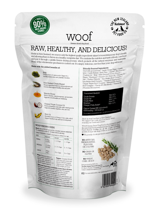 NZ Natural Woof Freeze-dried Wild Goat