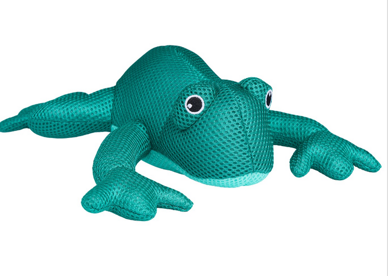 Load image into Gallery viewer, Canada Pooch Chill Seeker Cooling Pals Teal Frog