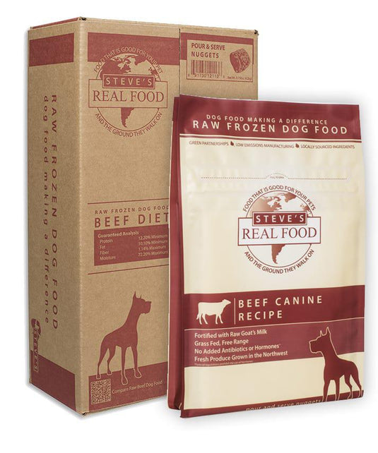 Steve's Real Raw Beef Bag (5lb) - Discover Dogs