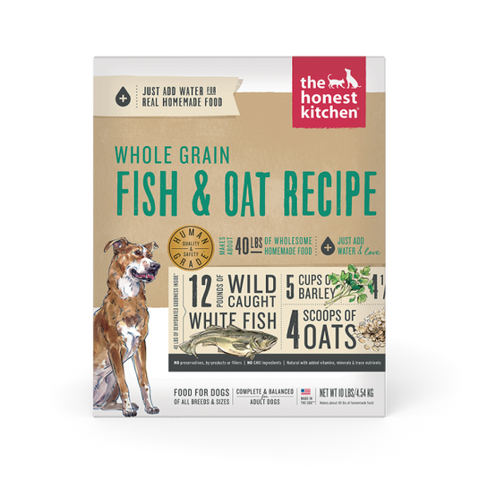 Honest Kitchen Dehydrated Whole Grain Fish and Oat