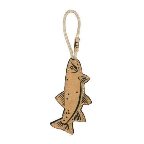 Load image into Gallery viewer, Tall Tails Leather & Wool Trout 16"