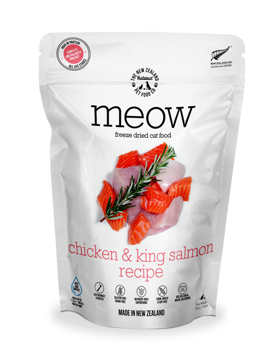 MEOW CHICKEN & KING SALMON