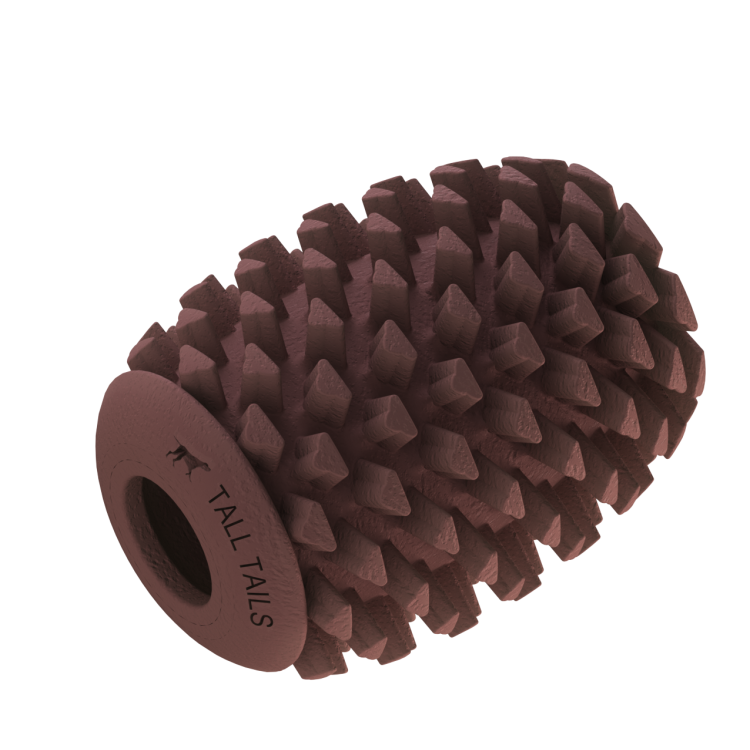 Load image into Gallery viewer, Tall Tails Natural Rubber Pinecone Interactive Toy 4"
