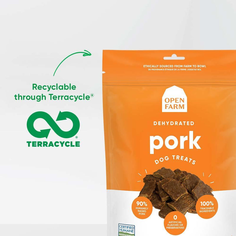 Load image into Gallery viewer, Open Farm Dehydrated Pork Treats 4.5oz