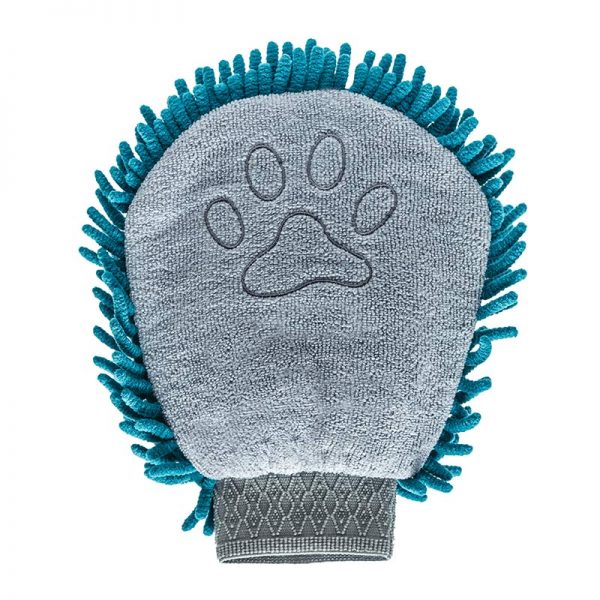 Load image into Gallery viewer, Messy Mutts Blue Grooming Mitt - Discover Dogs Online