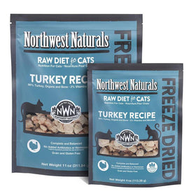 Northwest Naturals Freeze-Dried Cat Turkey - Discover Dogs Online