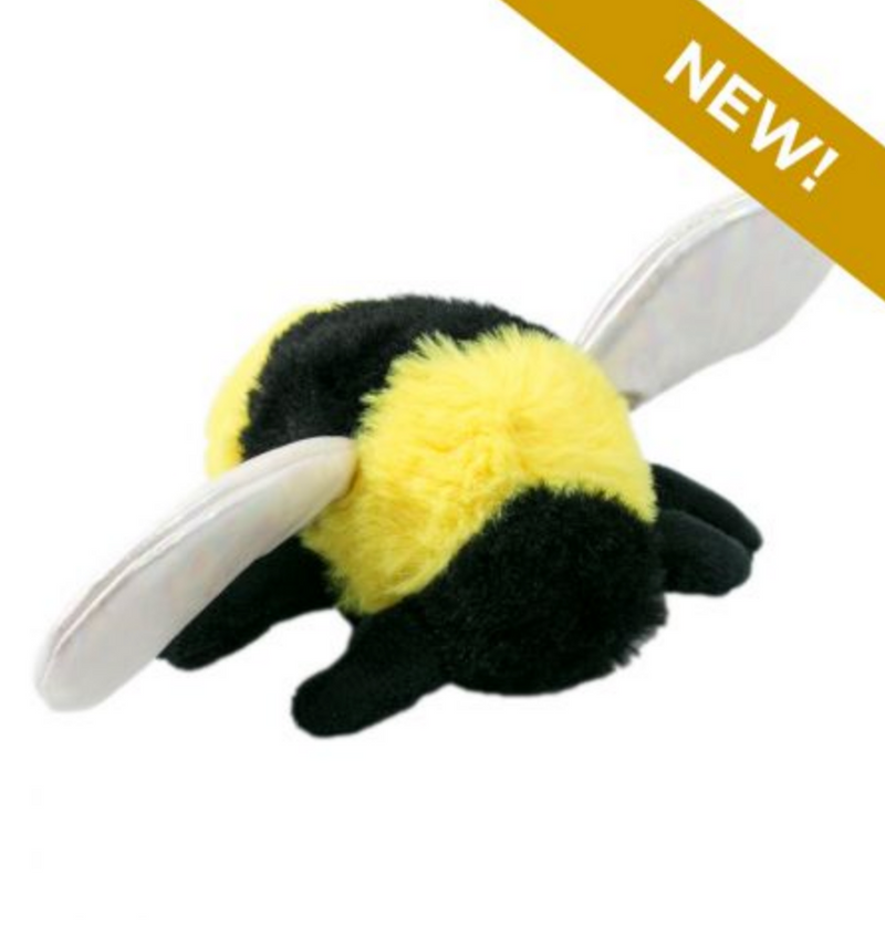 Load image into Gallery viewer, Tall Tails Plush Fuzzy Bumblebee 5''