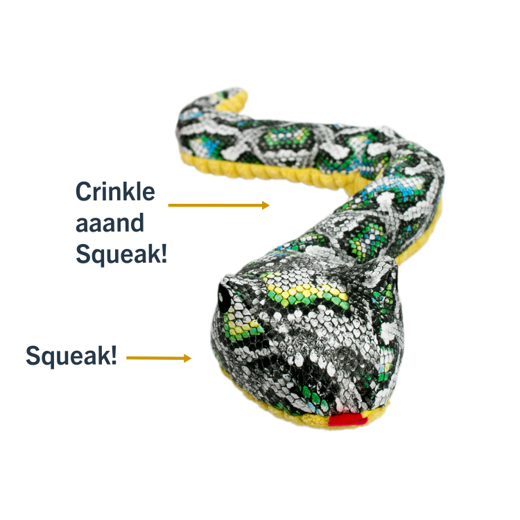 Load image into Gallery viewer, Tall Tails Plush Stuffless Shaker Snake 16''