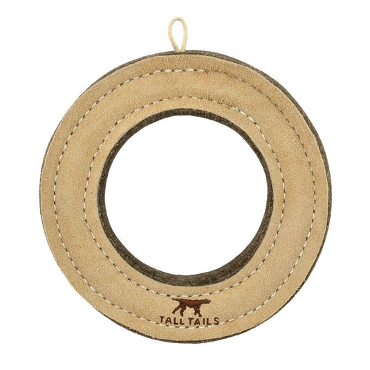 Tall Tails Leather & Wool Ring 7