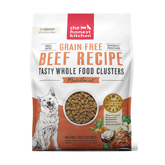 Honest Kitchen Grain Free Clusters Beef