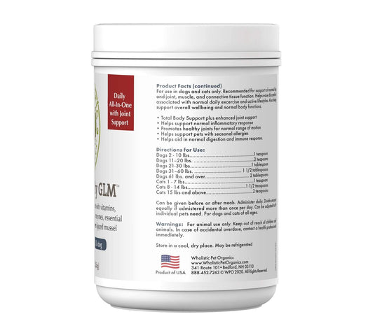Wholistic Pet Canine Joint Mobility & Green Lipped Mussel
