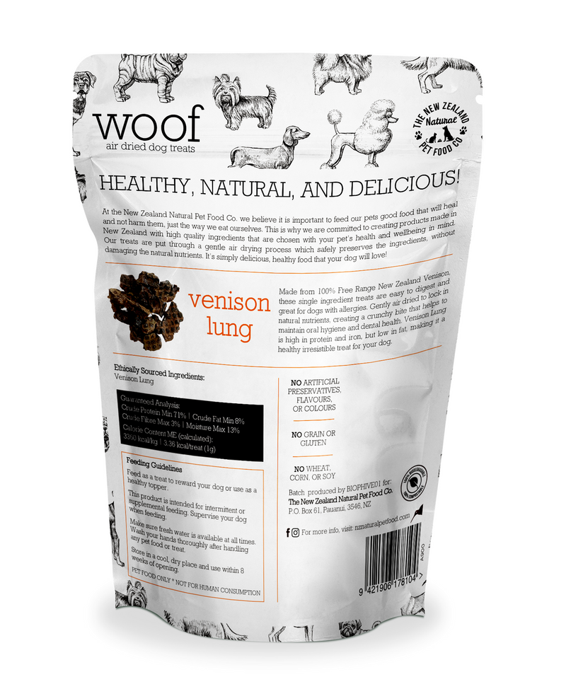 Load image into Gallery viewer, NZ Natural Woof Air-dried Venison Lung