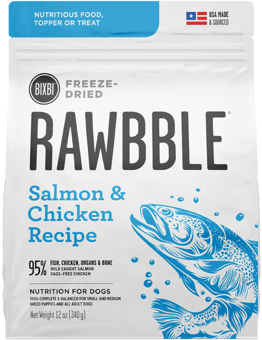 Rawbble Salmon & Chicken - Discover Dogs Online