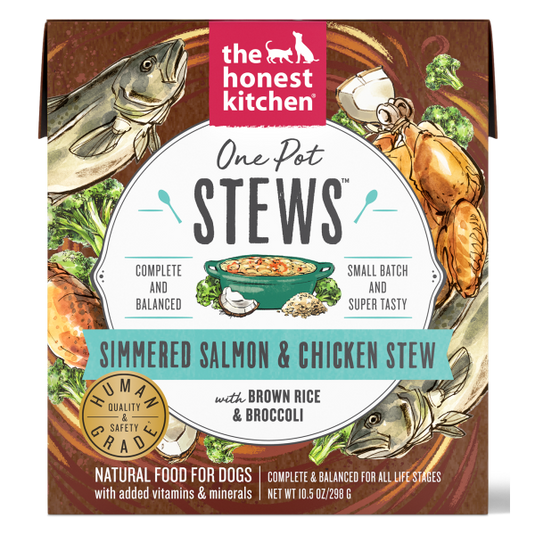 Honest Kitchen One Pot Stews Simmered Salmon & Chicken 10.5oz