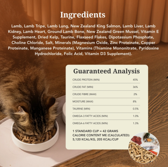 Load image into Gallery viewer, Feline Natural Freeze-Dried Lamb &amp; Salmon - Discover Dogs

