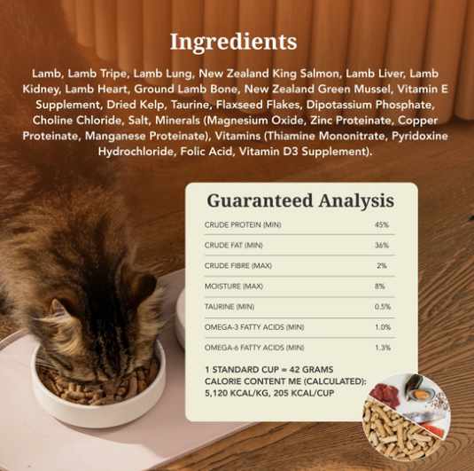 Feline Natural Freeze-Dried Lamb & Salmon - Discover Dogs