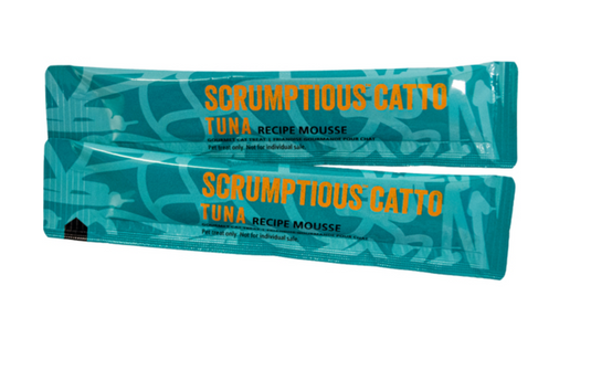 Scrumptious Catto Tuna Mousse Tubes 4pk