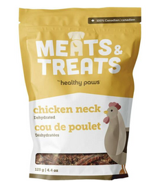 Healthy Paws Dehydrated Chicken Necks 125g