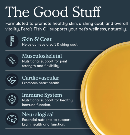 Fera Pet Organics Fish Oil 16 oz