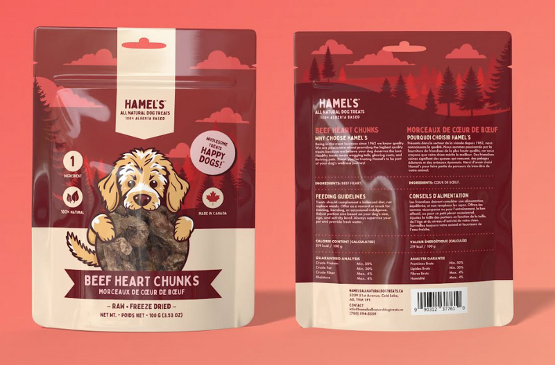 Load image into Gallery viewer, Hamel's Freeze-Dried Beef Heart Chunks 100g
