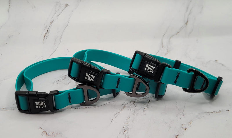Load image into Gallery viewer, Woof &amp; Stuff Lagoon Waterproof Collar
