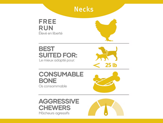 RDBK Chicken Necks ~ 3/4 lb - Discover Dogs