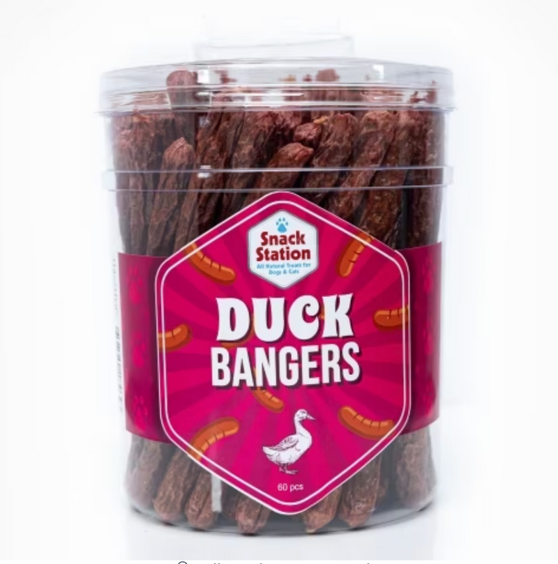 Load image into Gallery viewer, Snack Station Duck Bangers
