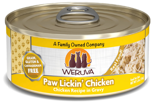 UNYA Donation Weruva Cat Paw Lickin' Chicken w/ Gravy 5.5oz