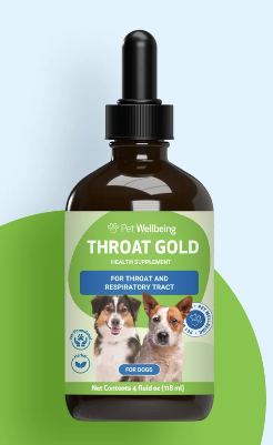 Pet Wellbeing Throat Gold - Discover Dogs