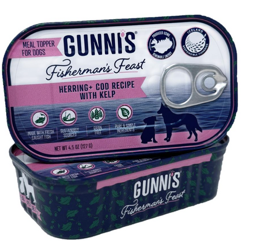 Gunni's Dog Herring + Cod with Kelp Topper 128g