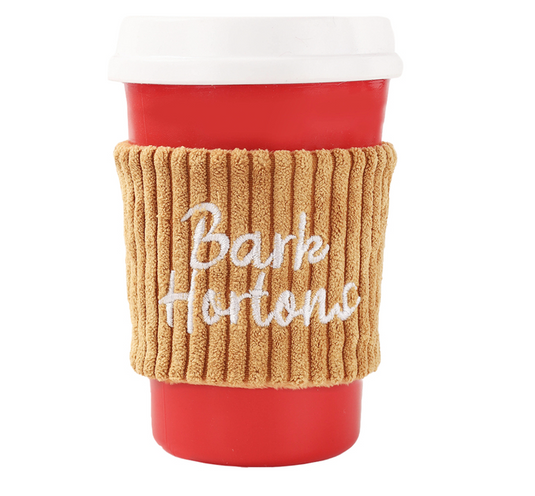 HugSmart DuraGuard Coffee Hour Bark Hortons Dog Toy