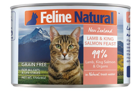 Feline Natural Lamb & Salmon Can 6oz