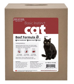 3P Basic Instinct Cat Beef Non-medicated