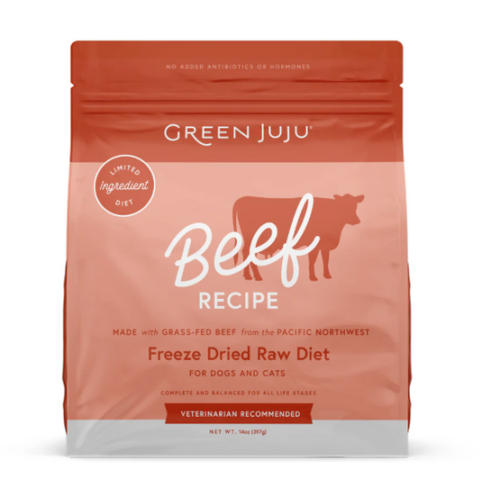 Green Juju Beef Freeze Dried 14oz - Discover Dogs