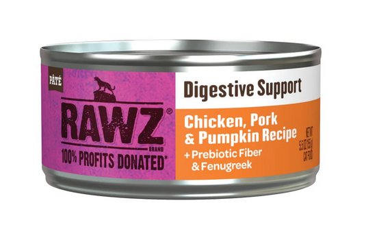 Rawz Cat Can Digestive Support Chicken, Pork & Pumpkin 155g