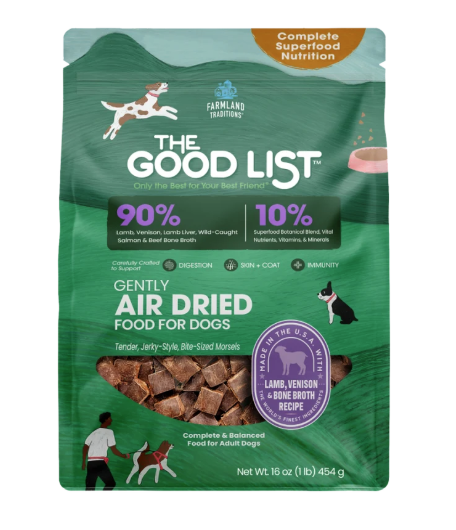 Load image into Gallery viewer, Farmland Traditions Dog The Good List Air Dried Lamb &amp; Venison
