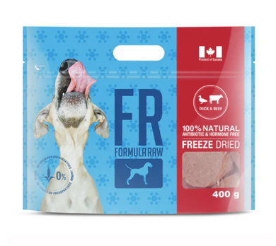 Formula Raw Freeze Dried Duck & Beef for Dogs