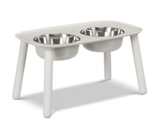 Messy Mutts Elevated Stainless Steel Bowls Adjustable Height