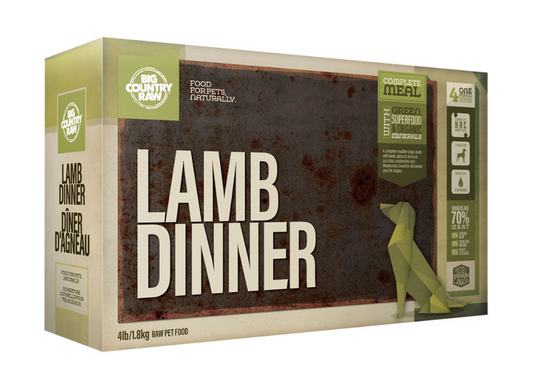 Big Country Raw Lamb Dinner 4lb