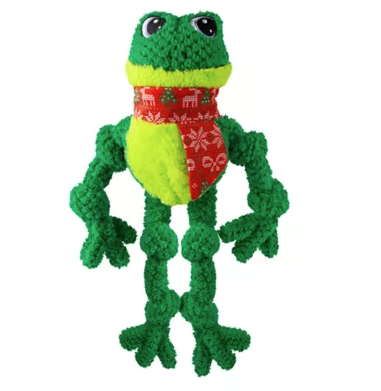 Load image into Gallery viewer, Kong Holiday Knots BowTie Frog
