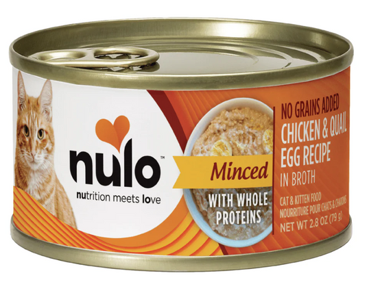 Nulo Cat Minced Chicken & Quail Egg Can 2.8oz
