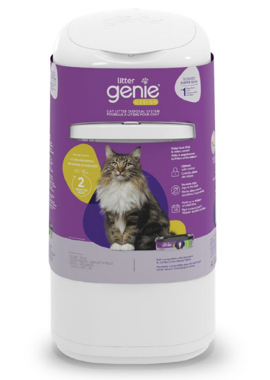 Litter Genie Cat Litter Disposal System w/ Standard Refill