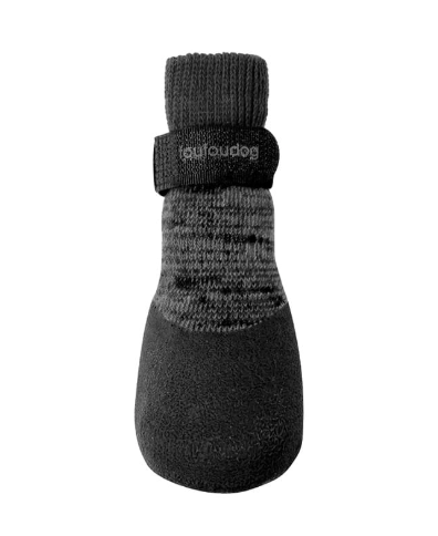 Foufou Heritage Rubber Dipped Socks Black