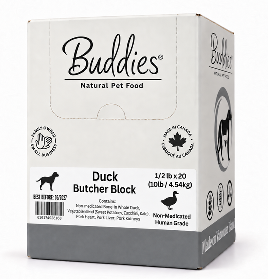 Buddies Dog Duck with Pork Butcher Block 10lb