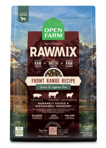 Open Farm Dog RawMix Grain Free Front Range