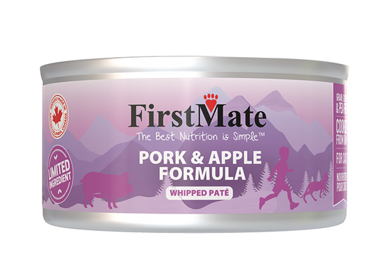FirstMate Cat LID GF Pork & Apple 5.5oz
