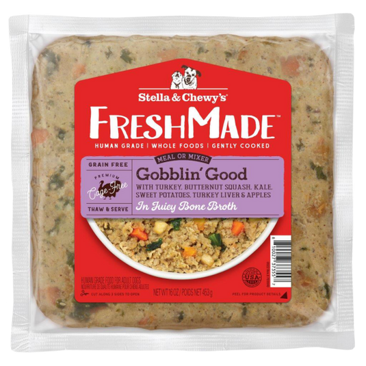 Stella & Chewy FreshMade Gobblin' Good 16 oz Gently Cooked
