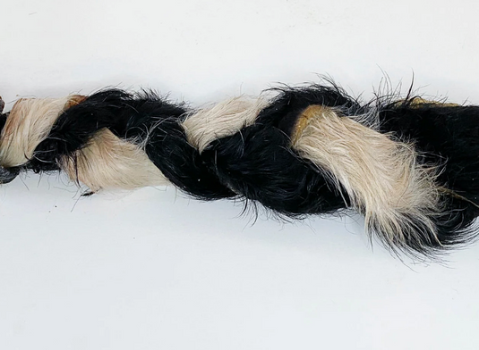 Grand Valley Braided Beef Hide with fur