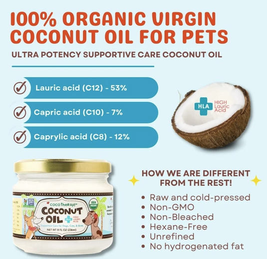 CocoTherapy Coconut Oil 8oz