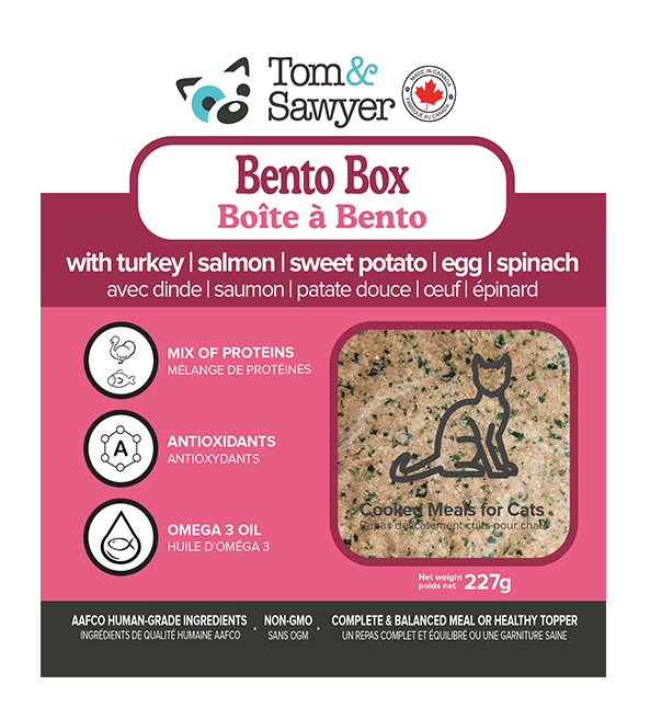 Load image into Gallery viewer, Tom &amp; Sawyer Cat Gently Cooked Bento Box 227g
